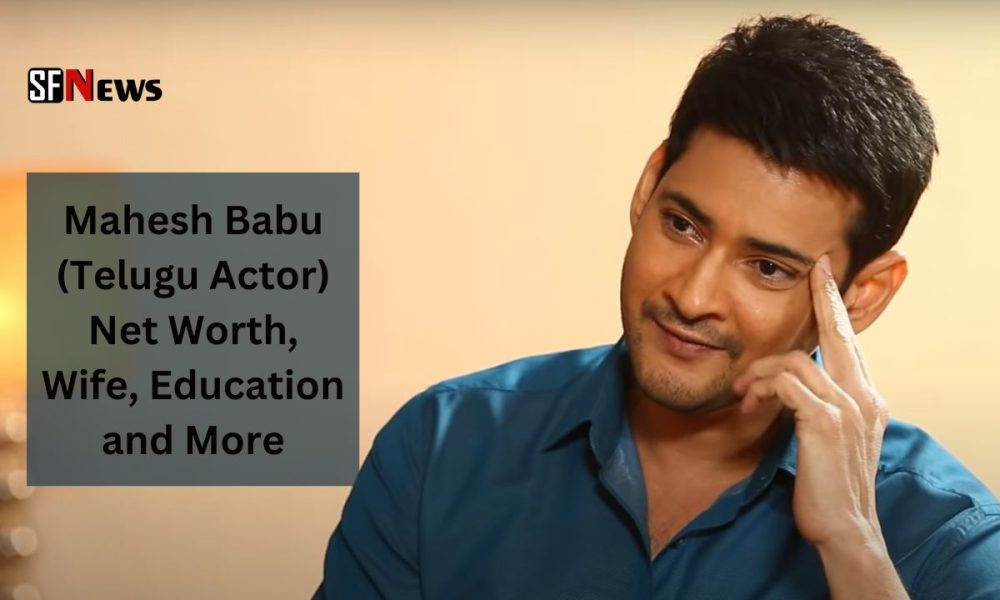 Mahesh Babu Telugu Actor Net Worth Wife Education And More